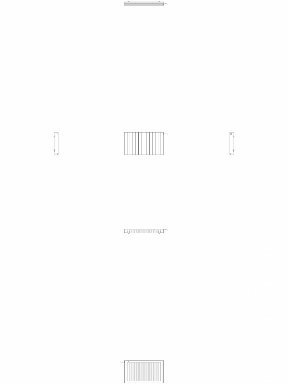 Pagina 1-CAD-DWG Calorifer decorativ ZAROS H100 600x1050 - 2D VASCO Detaliu de produs 