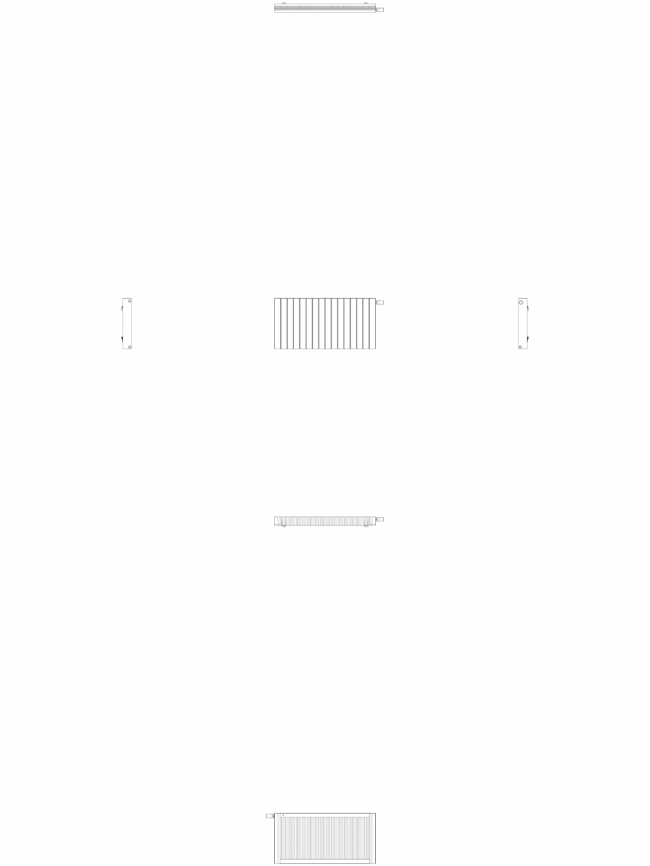 Pagina 1-CAD-DWG Calorifer decorativ ZAROS H100 600x1200 - 2D VASCO Detaliu de produs 