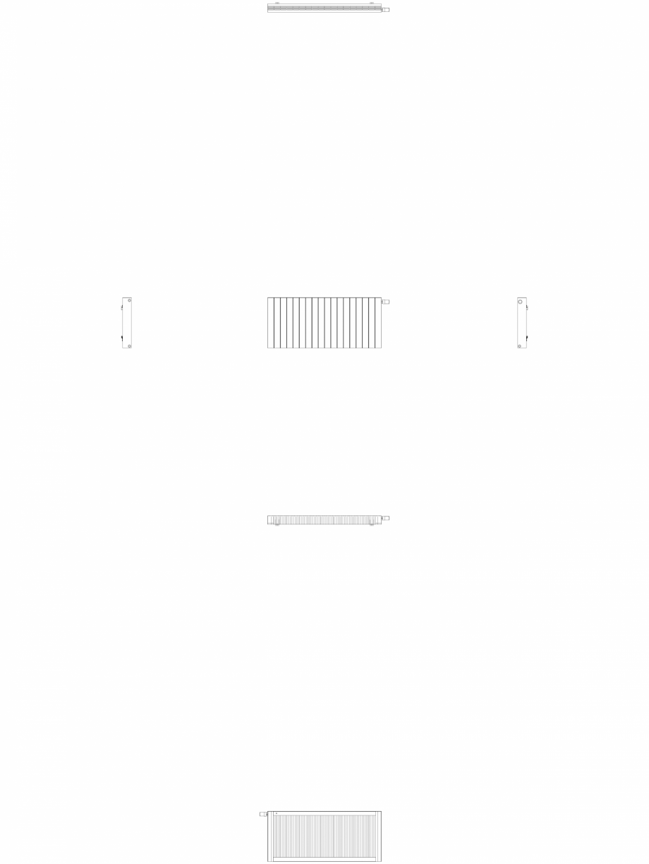 Pagina 1-CAD-DWG Calorifer decorativ ZAROS H100 600x1350 - 2D VASCO Detaliu de produs 