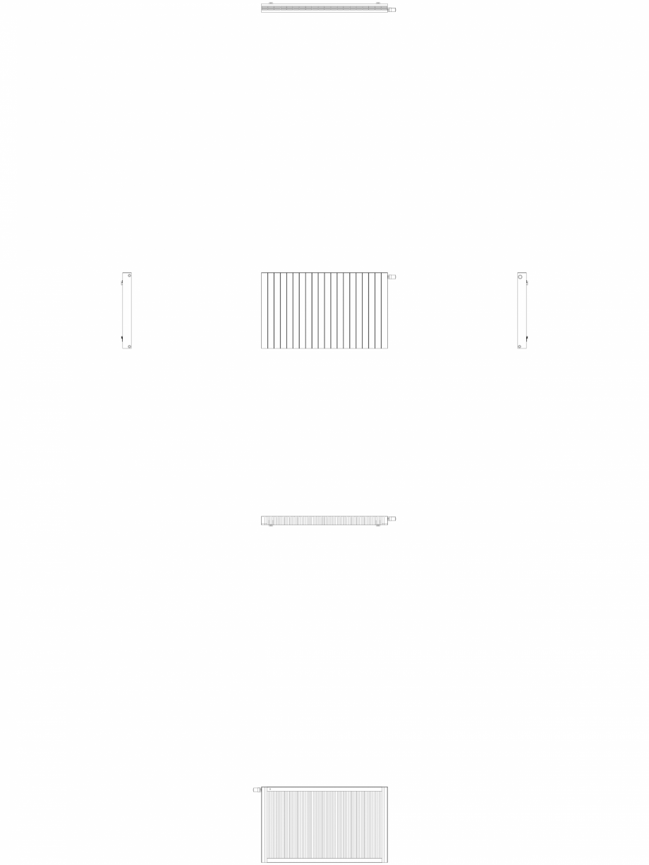 Pagina 1-CAD-DWG Calorifer decorativ ZAROS H100 900x1500 - 2D VASCO Detaliu de produs 