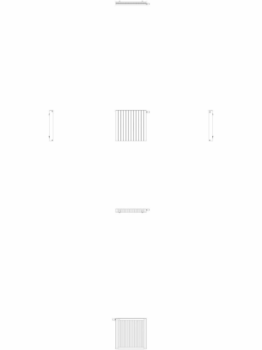 Pagina 1-CAD-DWG Calorifer decorativ ZAROS H100 900x900 - 2D VASCO Detaliu de produs 