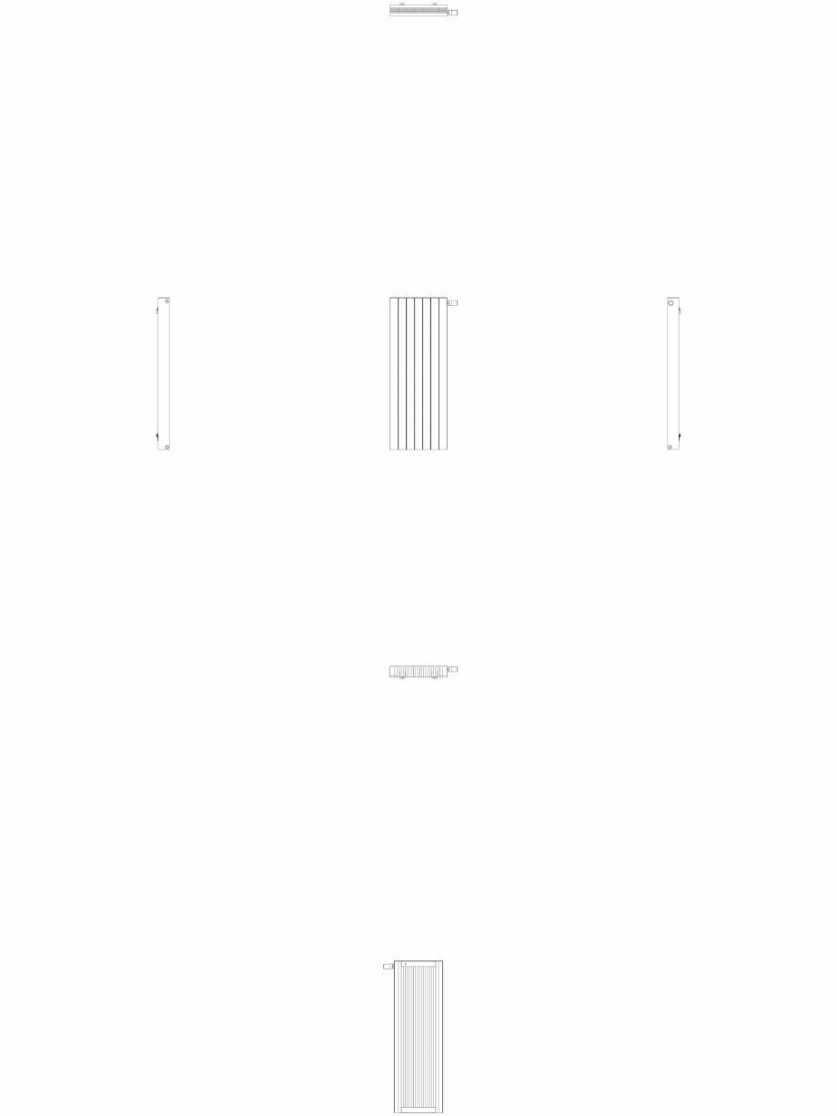 Pagina 1-CAD-DWG Calorifer decorativ ZAROS H100 1400x525 - 2D VASCO Detaliu de produs 