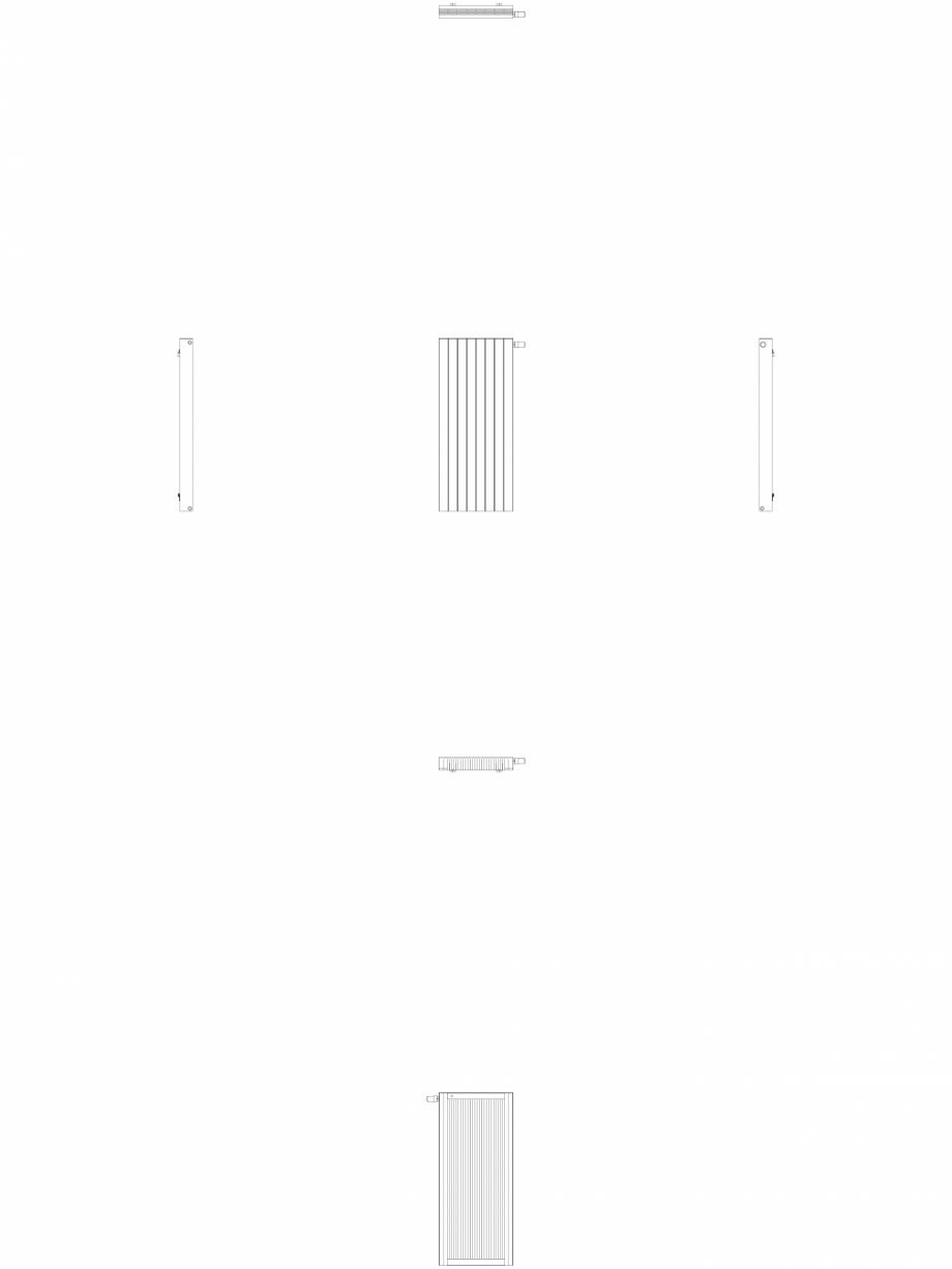 Pagina 1-CAD-DWG Calorifer decorativ ZAROS H100 1400x600 - 2D VASCO Detaliu de produs 