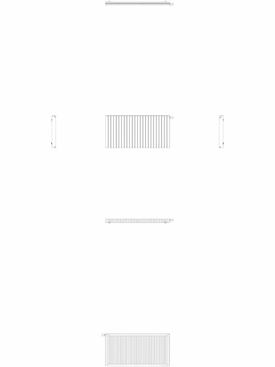 Pagina 1-CAD-DWG Calorifer decorativ ZAROS H100 900x1800 - 2D VASCO Detaliu de produs 