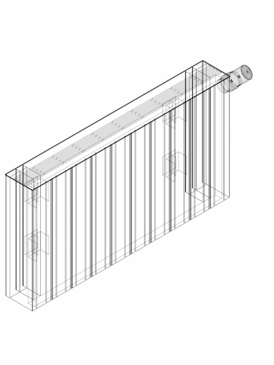 Pagina 1-CAD-DWG Calorifer decorativ ZAROS H100 400x750 - 3D VASCO Detaliu de produs 