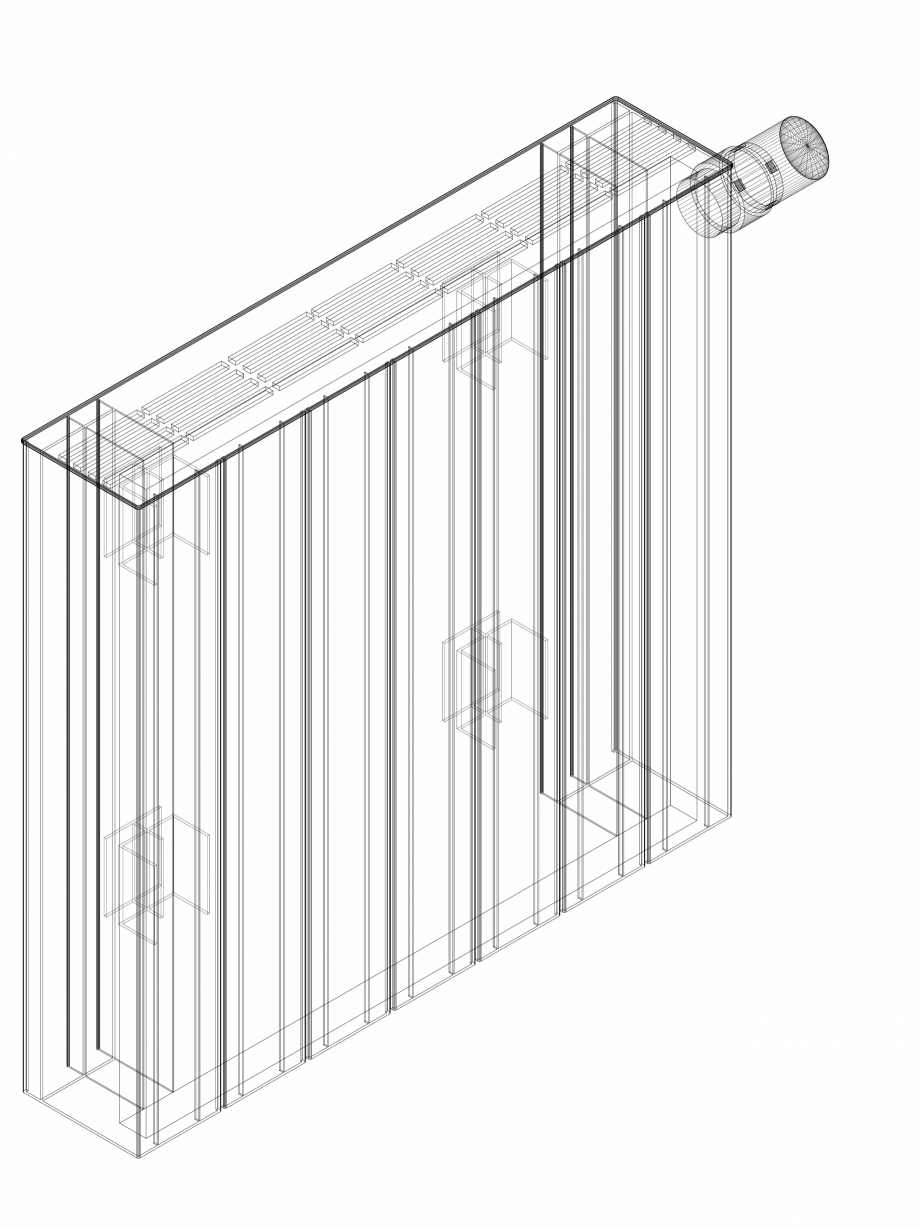 Pagina 1-CAD-DWG Calorifer decorativ ZAROS H100 500x525 - 3D VASCO Detaliu de produs 