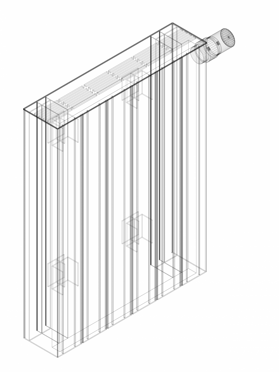 Pagina 1-CAD-DWG Calorifer decorativ ZAROS H100 600x450 - 3D VASCO Detaliu de produs 