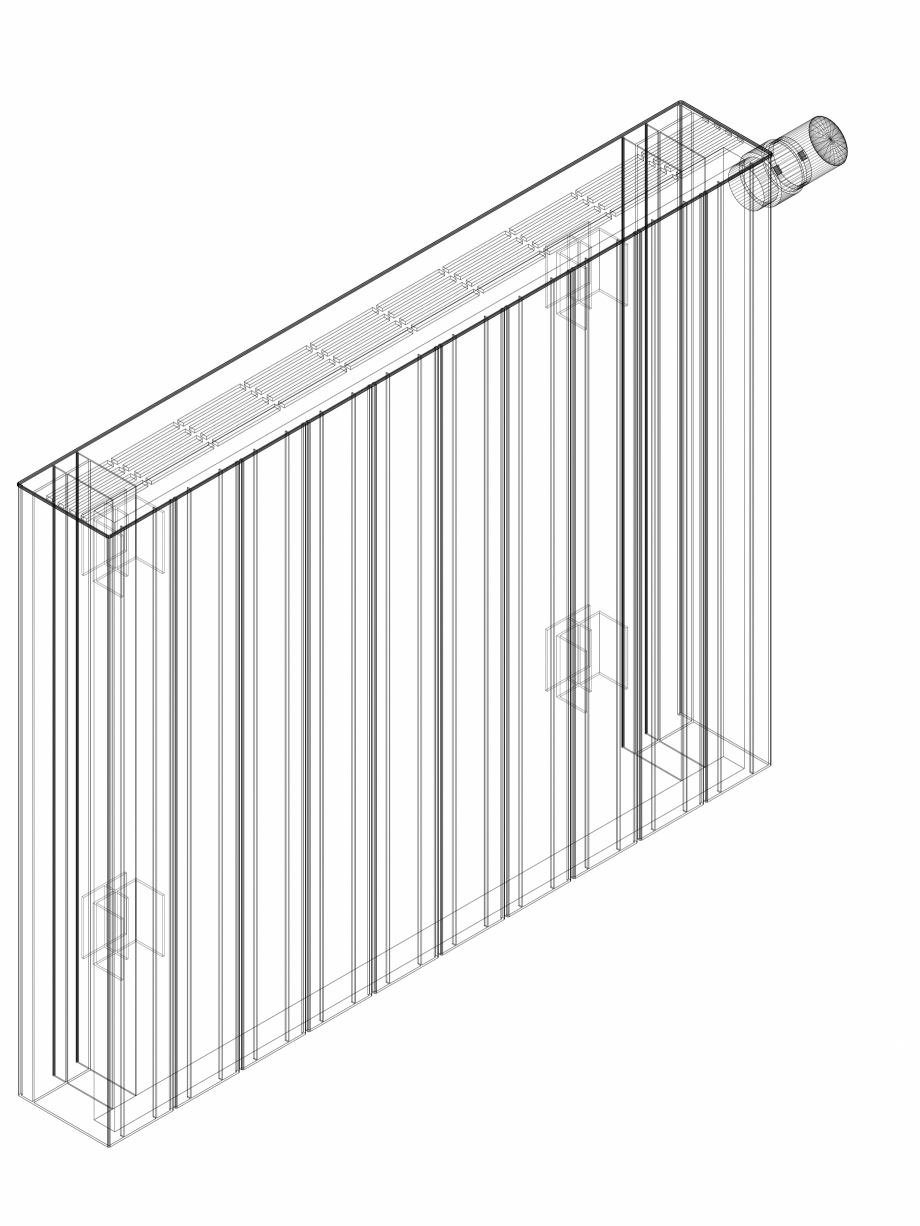 Pagina 1-CAD-DWG Calorifer decorativ ZAROS H100 600x750 - 3D VASCO Detaliu de produs 