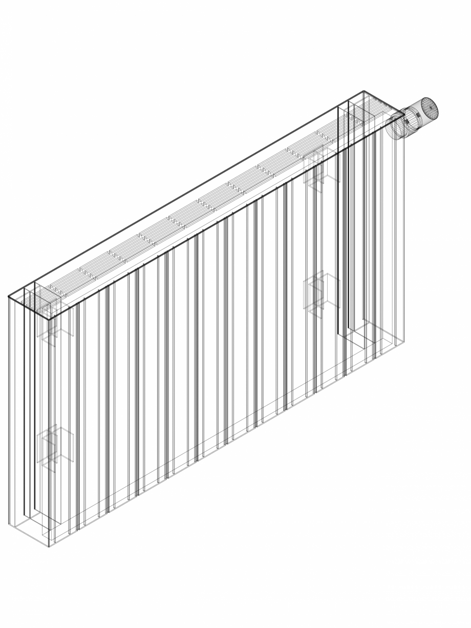 Pagina 1-CAD-DWG Calorifer decorativ ZAROS H100 500x900 - 3D VASCO Detaliu de produs 