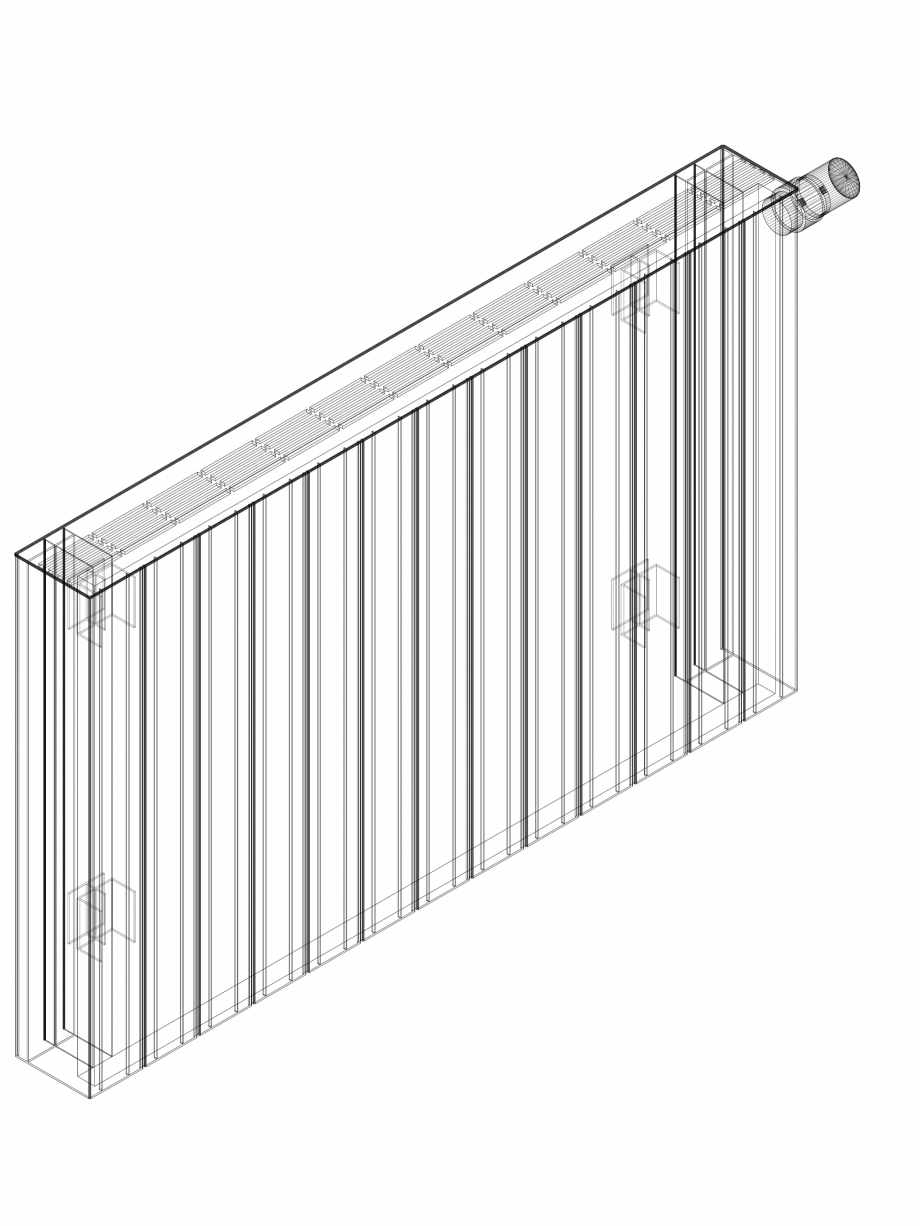 Pagina 1-CAD-DWG Calorifer decorativ ZAROS H100 600x975 - 3D VASCO Detaliu de produs 