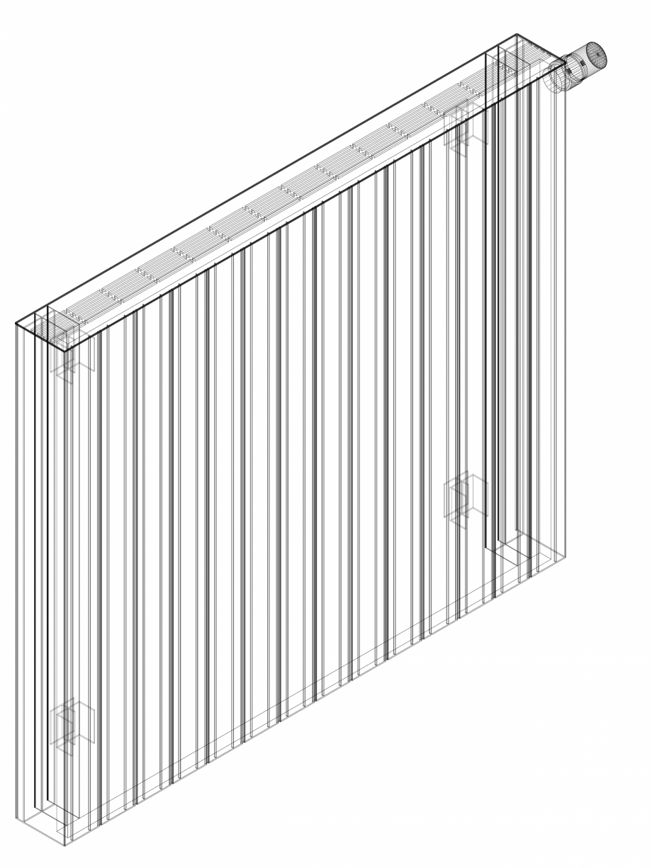 Pagina 1-CAD-DWG Calorifer decorativ ZAROS H100 900x1050 - 3D VASCO Detaliu de produs 
