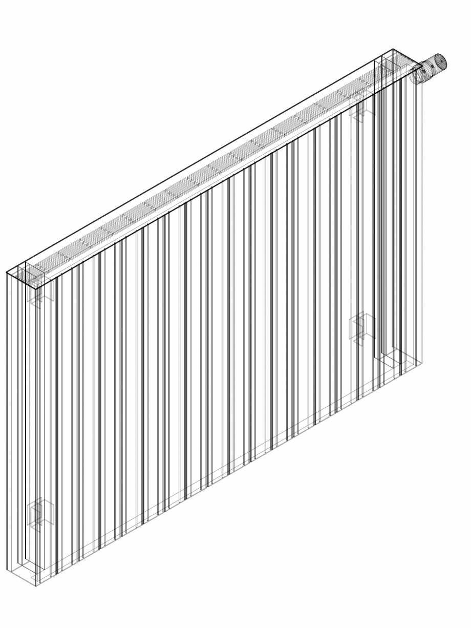 Pagina 1-CAD-DWG Calorifer decorativ ZAROS H100 900x1350 - 3D VASCO Detaliu de produs 