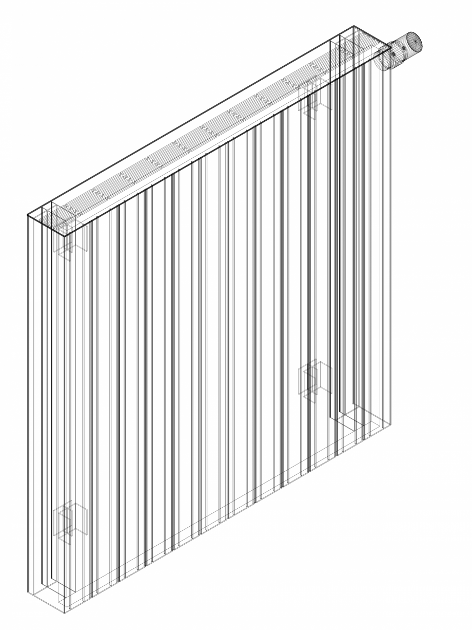 Pagina 1 - CAD-DWG Calorifer decorativ ZAROS H100 900x900 - 3D VASCO Detaliu de produs 