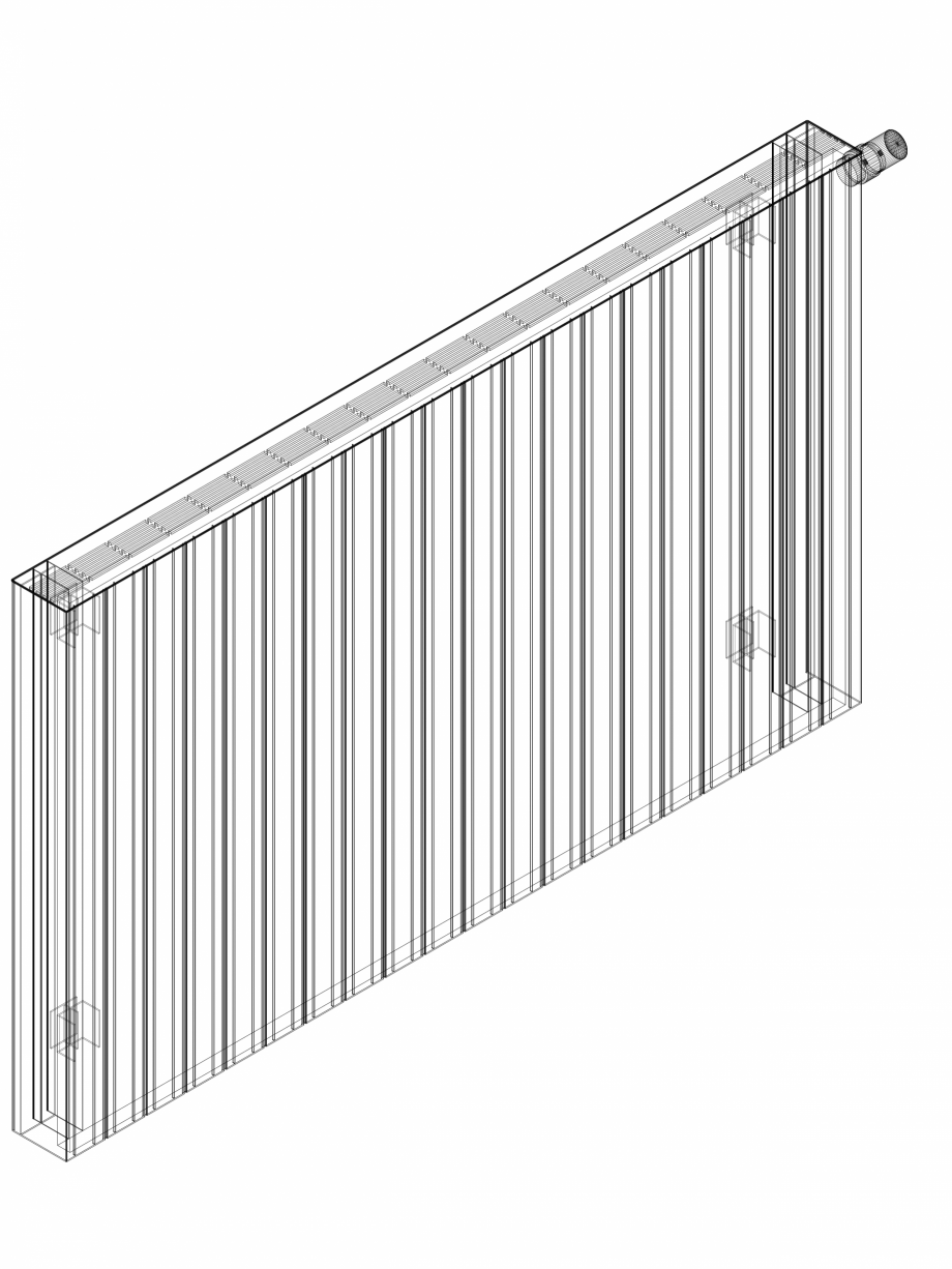 Pagina 1-CAD-DWG Calorifer decorativ ZAROS H100 900x1500 - 3D VASCO Detaliu de produs 