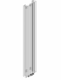 Calorifer decorativ ZAROS V100 2200x375 - 3D