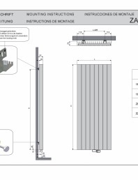 Manual de montaj calorifer decorativ vertical