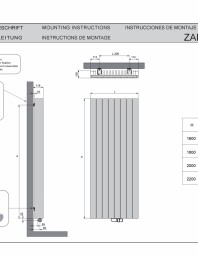 Manual de montaj calorifer decorativ vertical