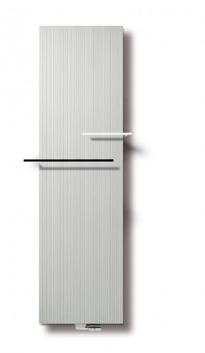 Calorifer decorativ din aluminiu Bryce Plus cu bara port-prosop BRYCE VERTICAL Calorifere decorative din aluminiu