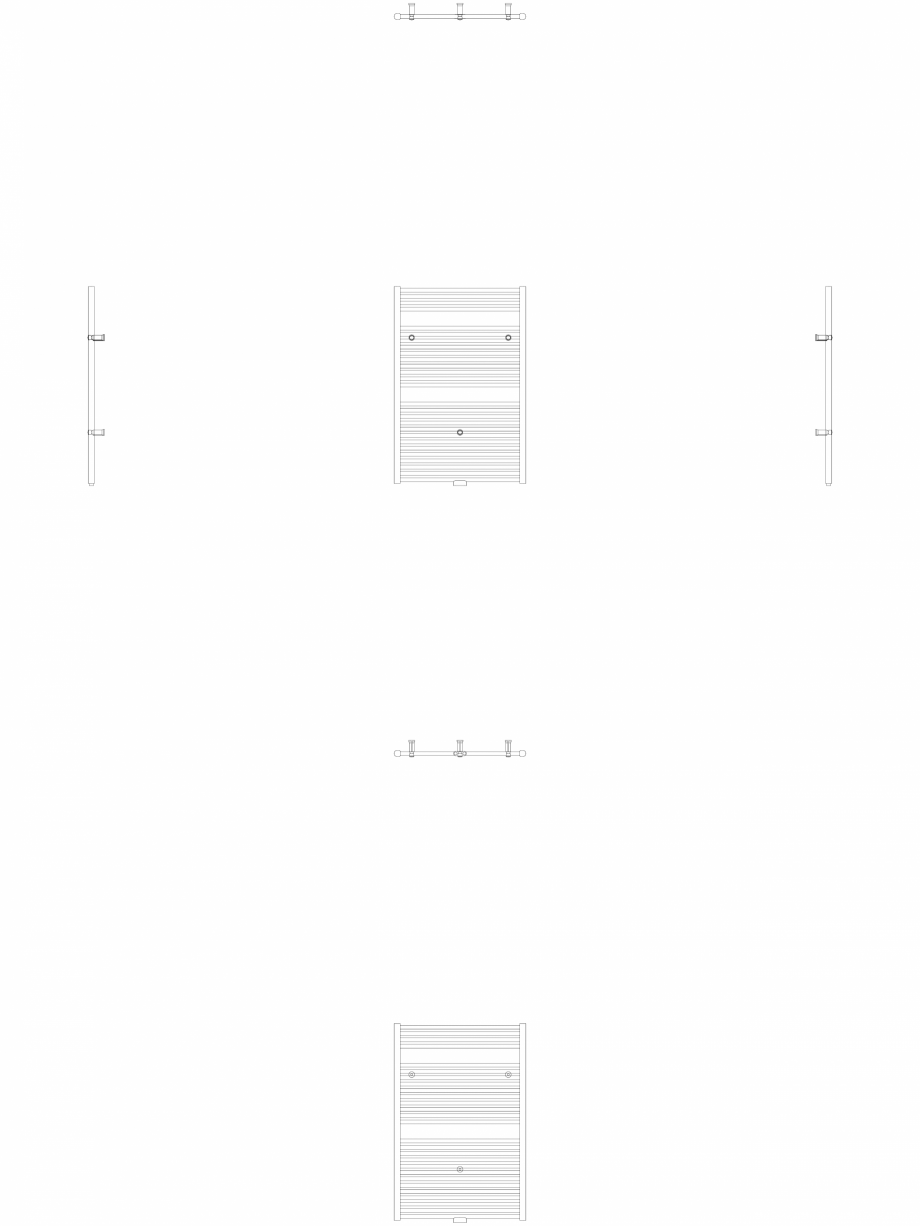 Pagina 1-CAD-DWG Calorifer decorativ IRIS-HDM 690-750 2D VASCO Detaliu de produs 