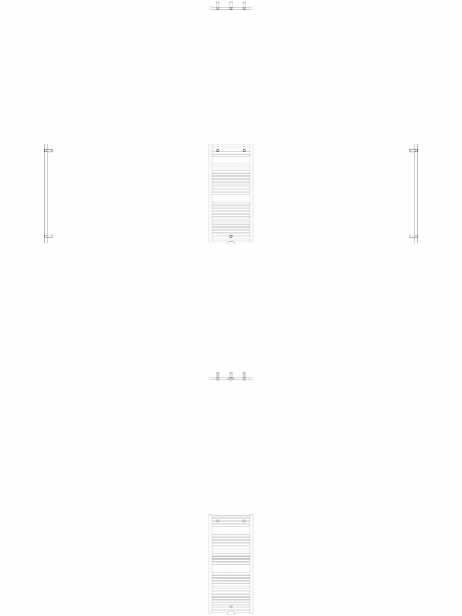 Pagina 1-CAD-DWG Calorifer decorativ IRIS-HDM 1122-500 2D VASCO Detaliu de produs 