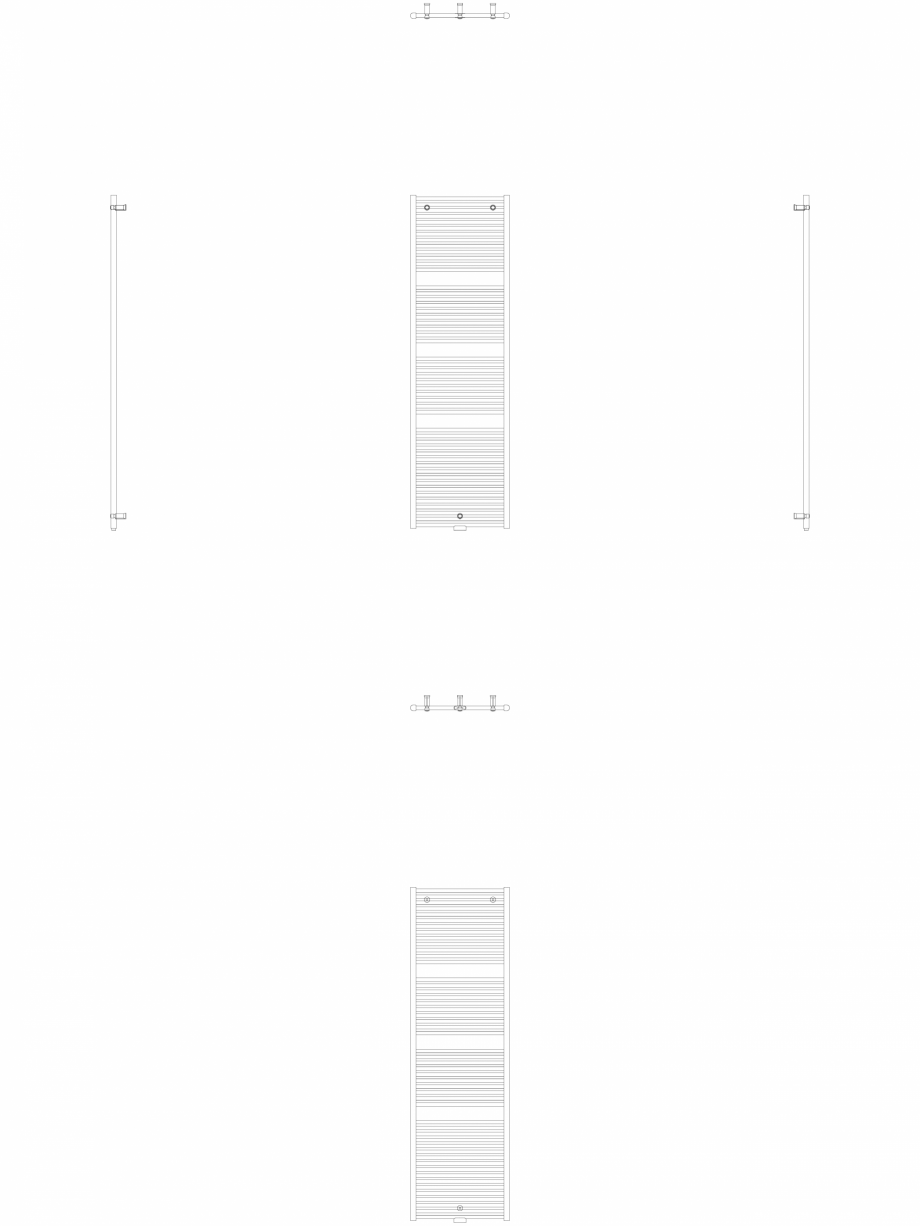 Pagina 1 - CAD-DWG Calorifer decorativ IRIS-HDM 2022-600 2D VASCO Detaliu de produs 