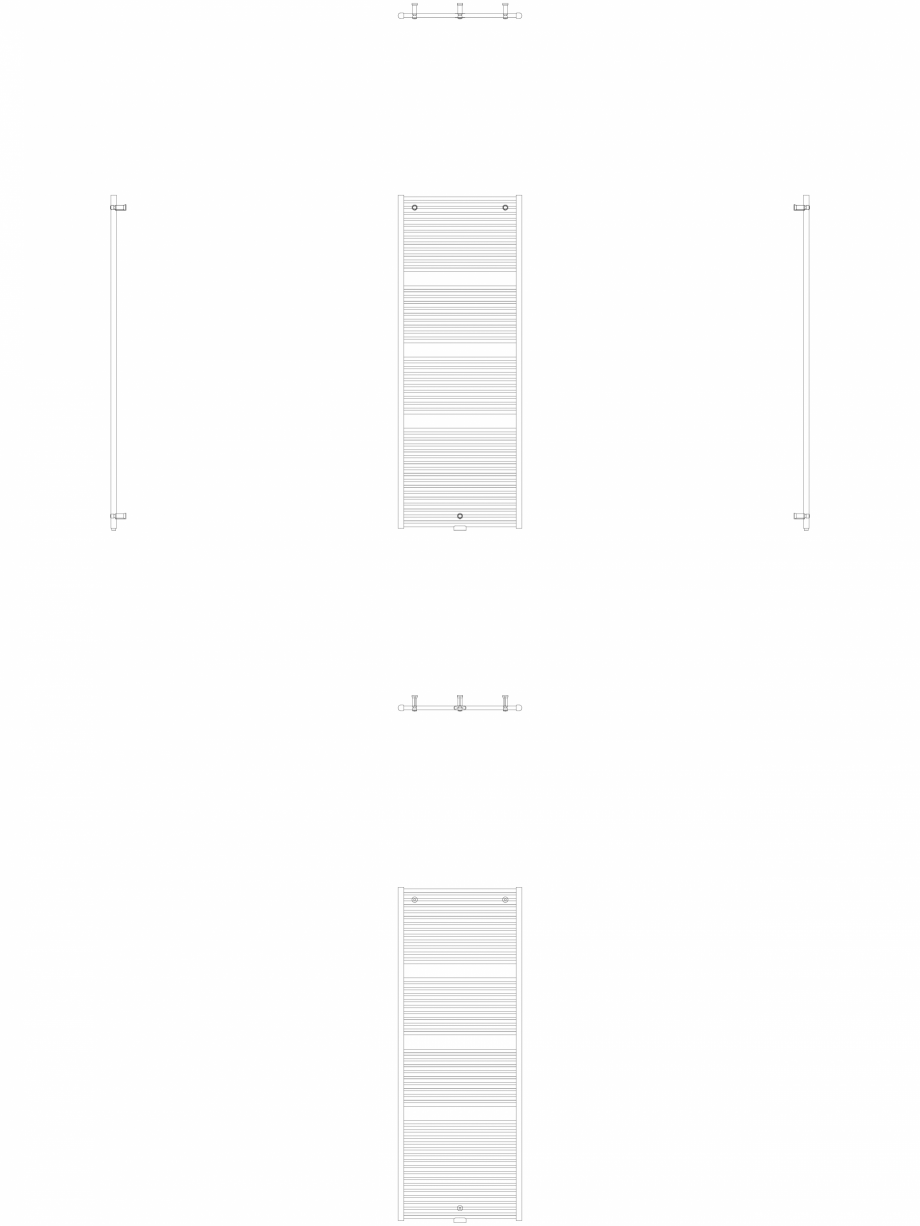 Pagina 1-CAD-DWG Calorifer decorativ IRIS-HDM 2022-750 2D VASCO Detaliu de produs 