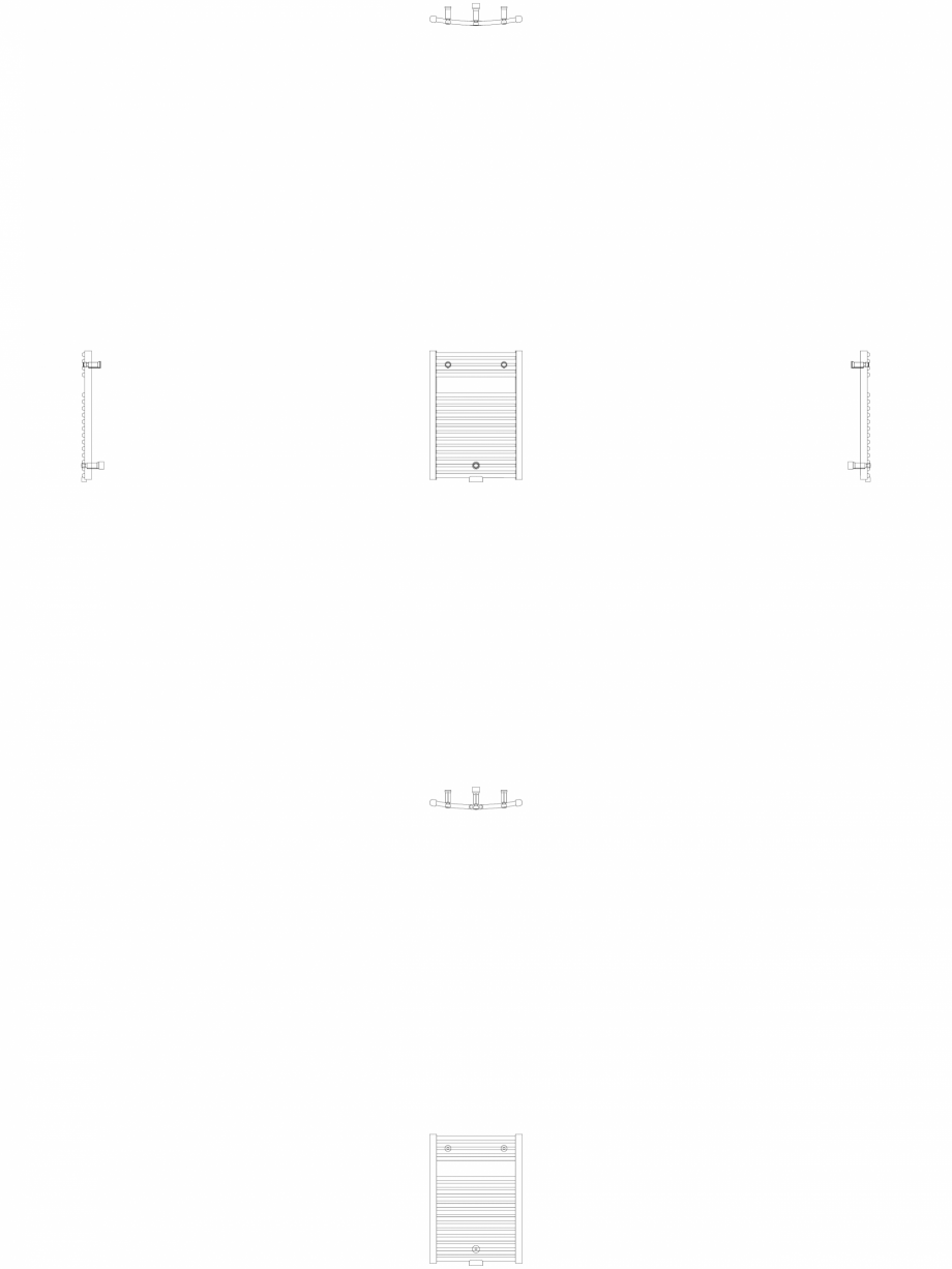 Pagina 1-CAD-DWG Calorifer decorativ IRIS-HDRM 690-500 2D VASCO Detaliu de produs 