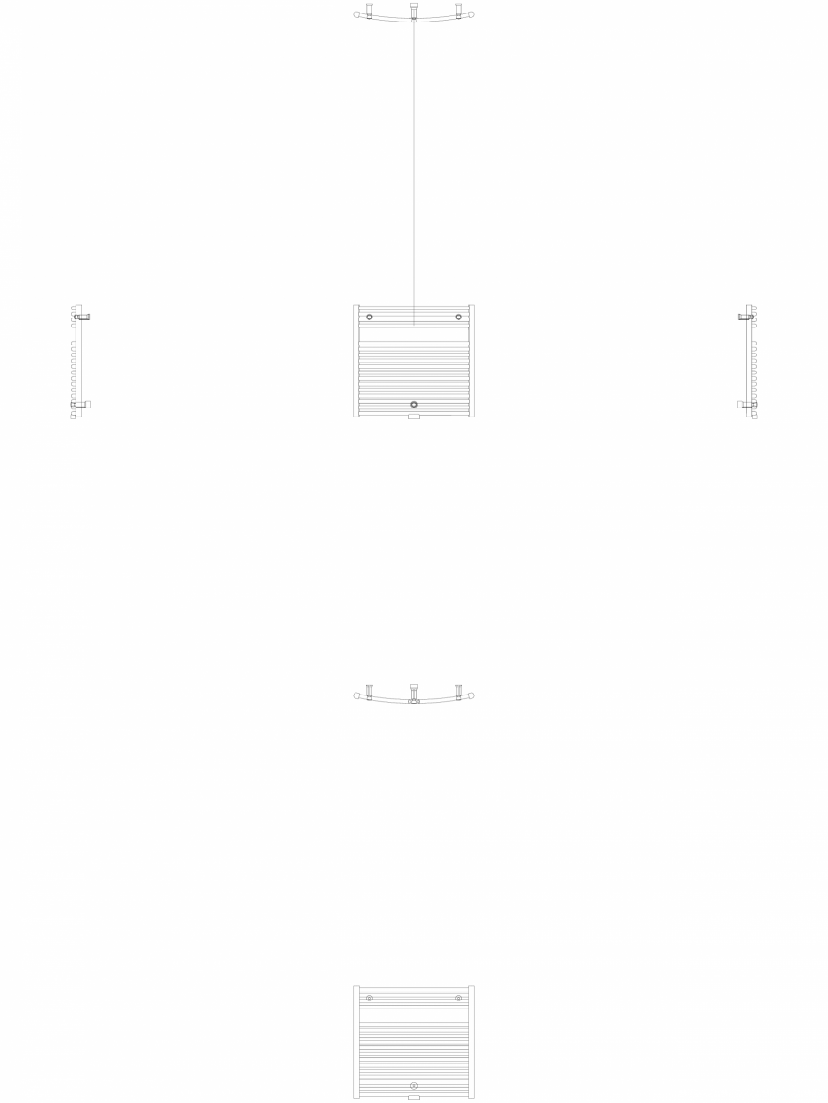 Pagina 1-CAD-DWG Calorifer decorativ IRIS-HDRM 690-750 2D VASCO Detaliu de produs 