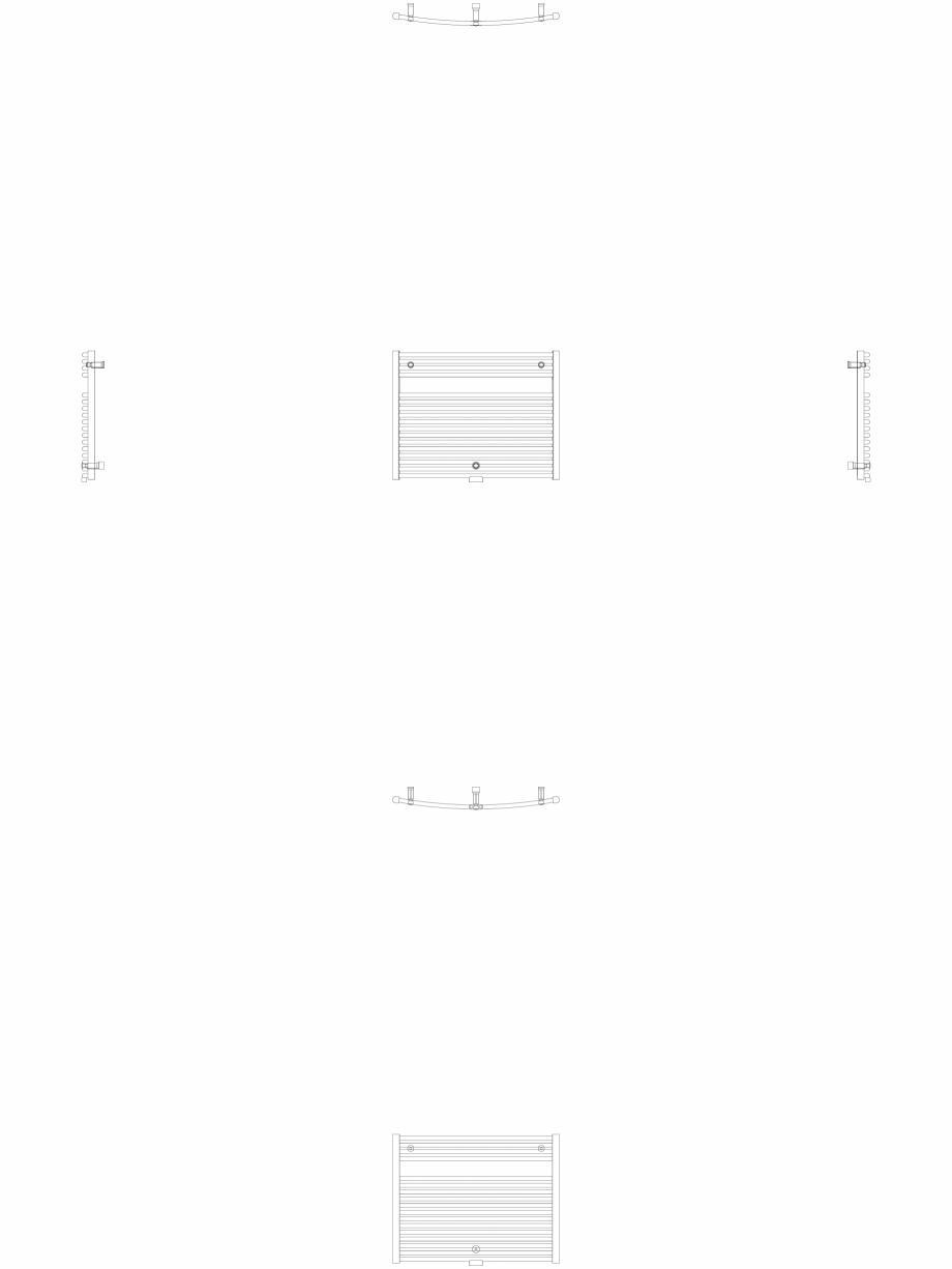 Pagina 1-CAD-DWG Calorifer decorativ IRIS-HDRM 690-900 2D VASCO Detaliu de produs 