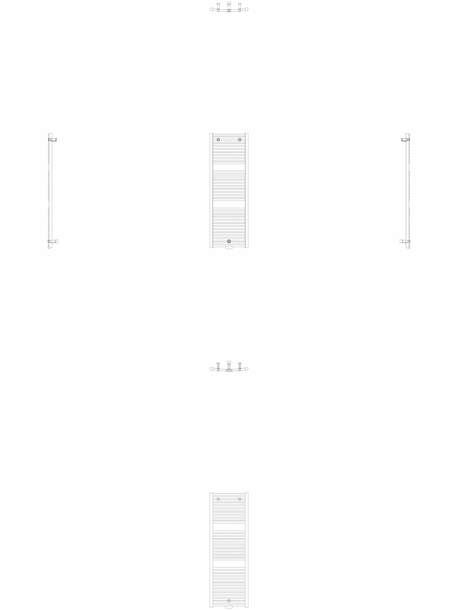 Pagina 1-CAD-DWG Calorifer decorativ IRIS-HDRM 1338-450 2D VASCO Detaliu de produs 