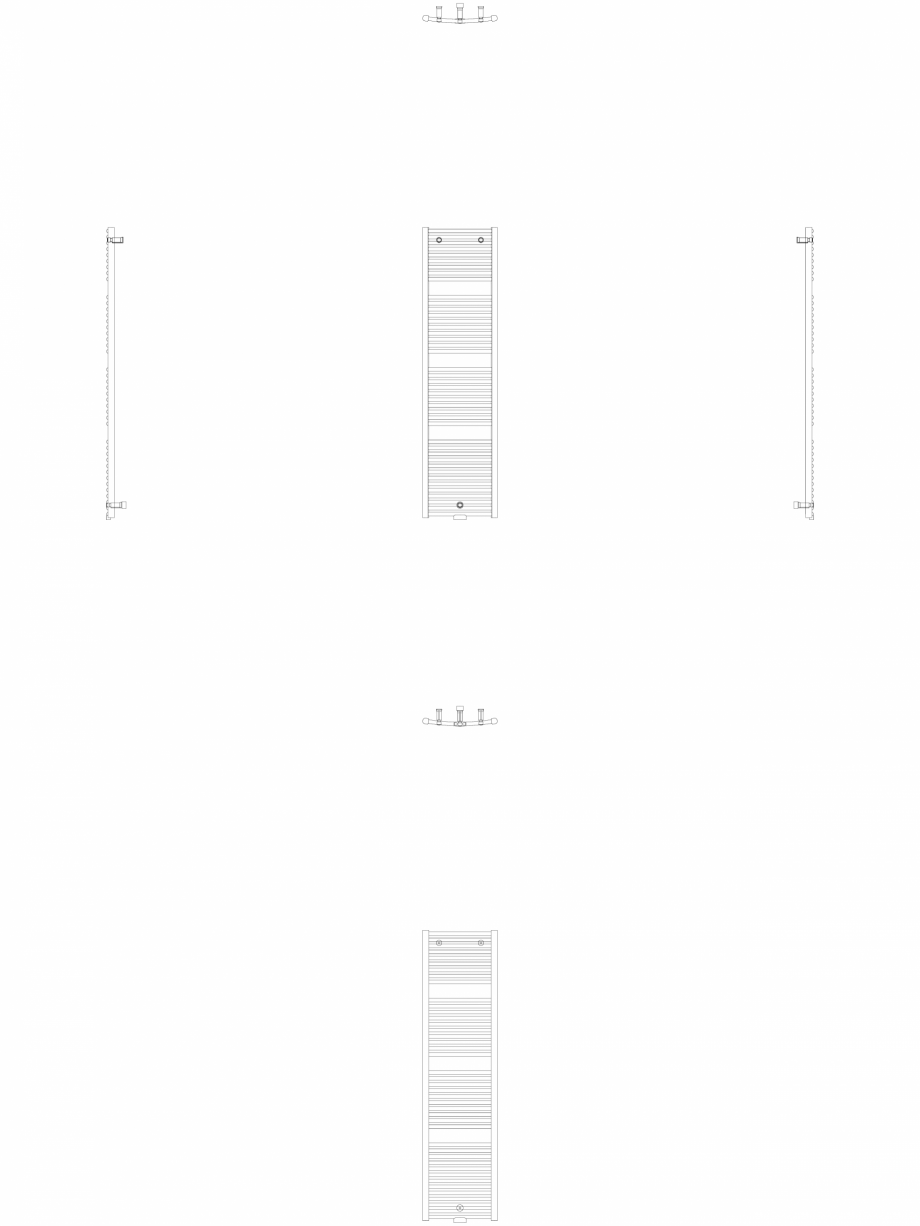 Pagina 1-CAD-DWG Calorifer decorativ IRIS-HDRM 1734-450 2D VASCO Detaliu de produs 