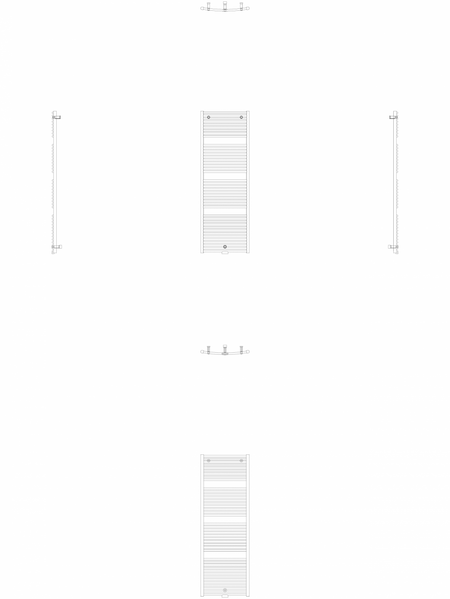 Pagina 1-CAD-DWG Calorifer decorativ IRIS-HDRM 1734-600 2D VASCO Detaliu de produs 