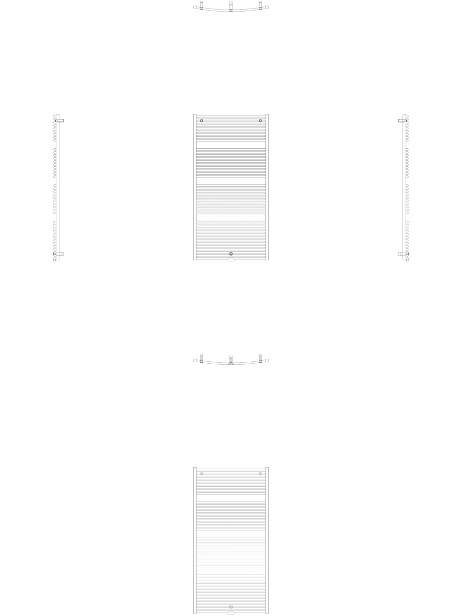 Pagina 1-CAD-DWG Calorifer decorativ IRIS-HDRM 1734-900 2D VASCO Detaliu de produs 