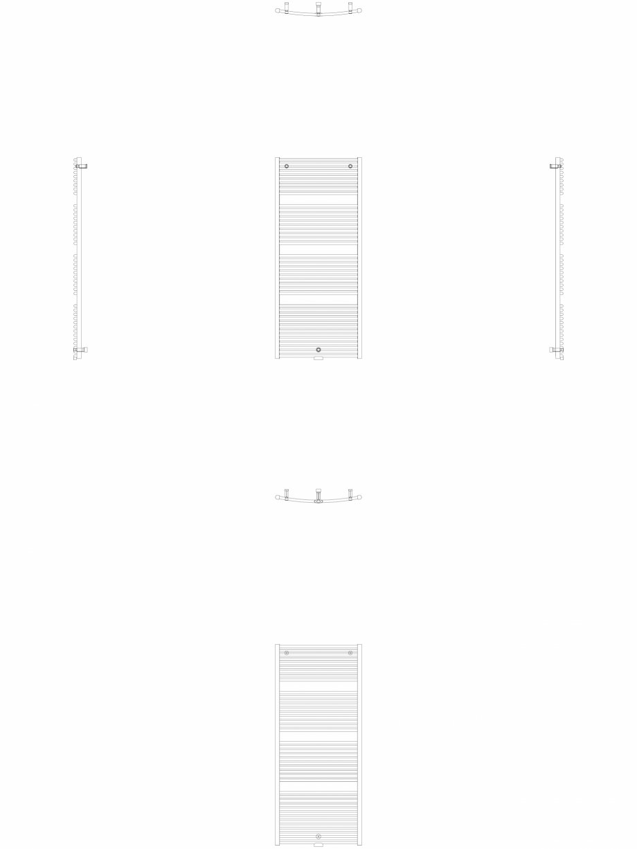 Pagina 1-CAD-DWG Calorifer decorativ IRIS-HDRM 1734-750 2D VASCO Detaliu de produs 