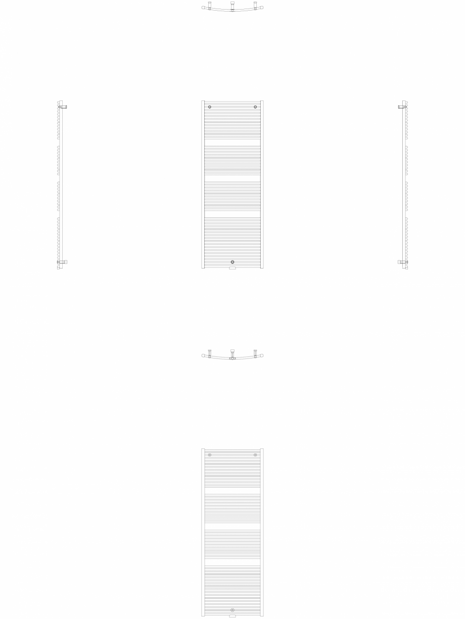Pagina 1-CAD-DWG Calorifer decorativ IRIS-HDRM 2022-750 2D VASCO Detaliu de produs 