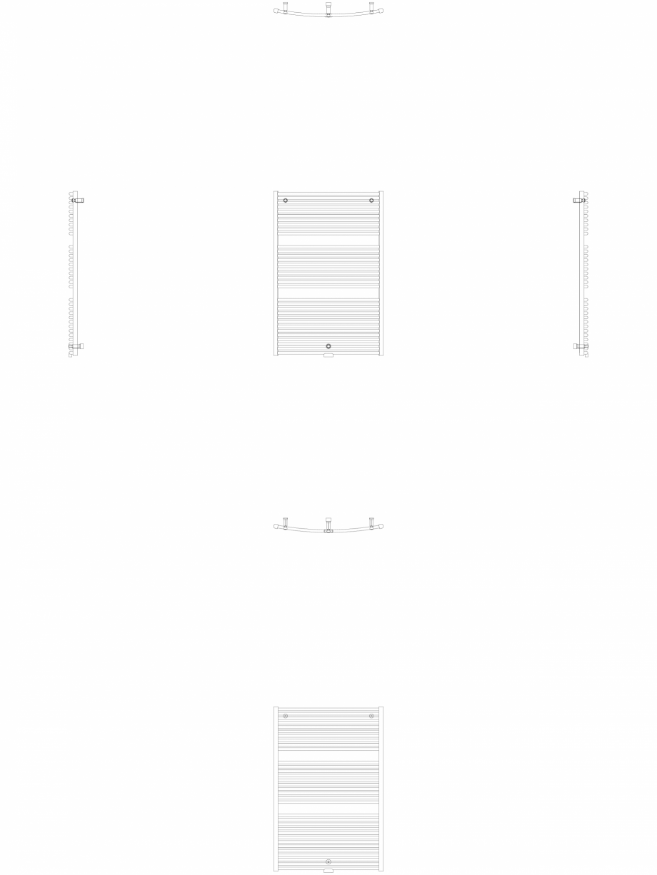 Pagina 1-CAD-DWG Calorifer decorativ IRIS-HDRM 1338-900 2D VASCO Detaliu de produs 