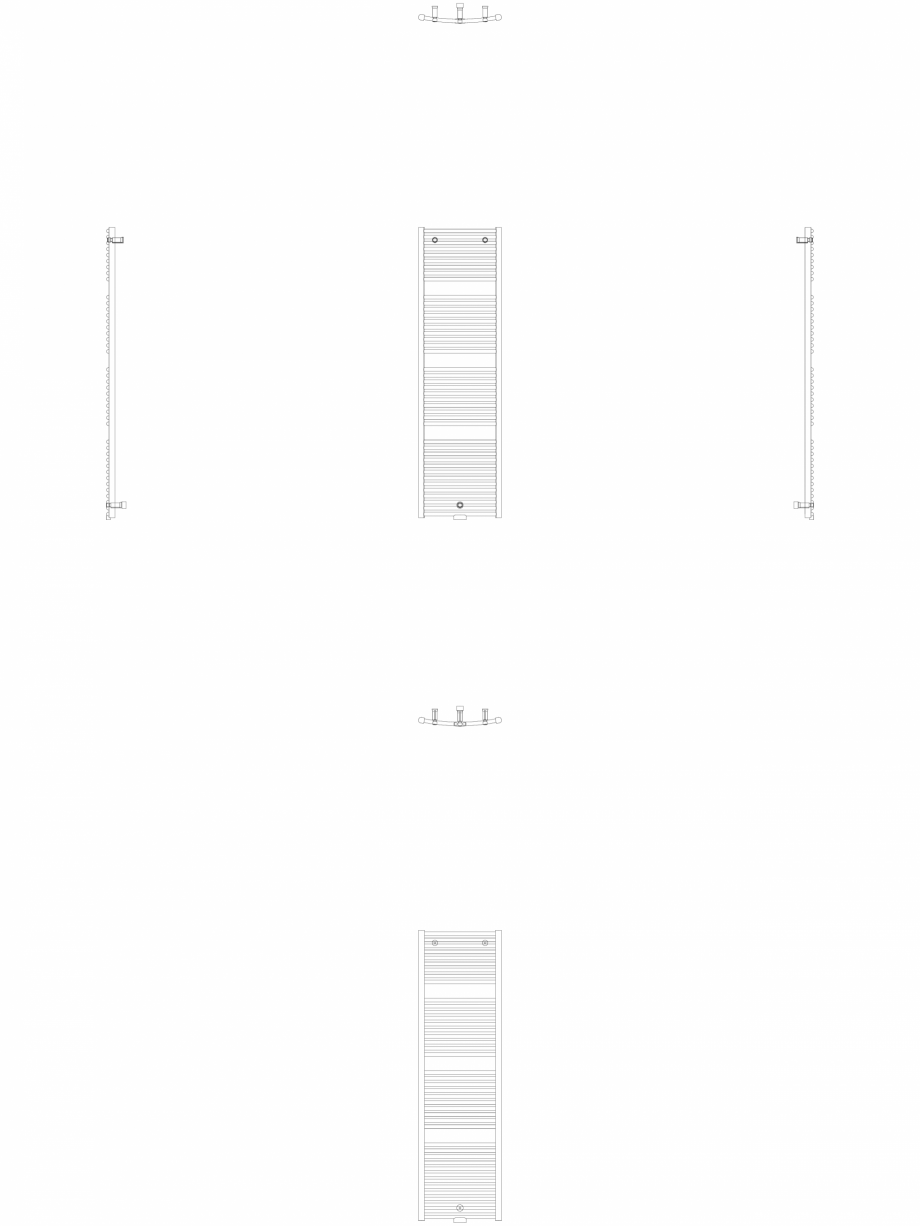 Pagina 1-CAD-DWG Calorifer decorativ IRIS-HDRM 1734-500 2D VASCO Detaliu de produs 