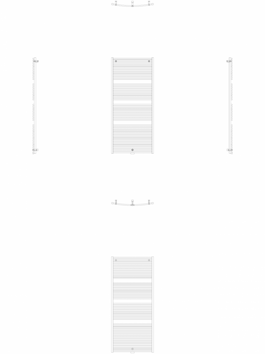 Pagina 1-CAD-DWG Calorifer decorativ IRIS-HDRM 2022-900 2D VASCO Detaliu de produs 