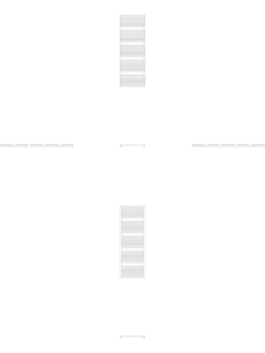 Pagina 1-CAD-DWG Calorifer decorativ CARRE-CB 1735-600 2D VASCO Detaliu de produs 