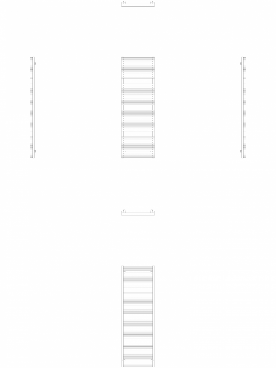 Pagina 1-CAD-DWG Calorifer decorativ ZANA-ZBD 1824-600 2D VASCO Detaliu de produs ZANA ZBD 