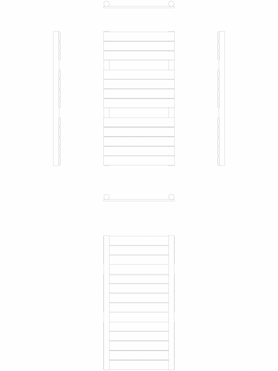 Pagina 1 - CAD-DWG Calorifer decorativ ASTER-HF 850-450 2D VASCO Detaliu de produs ASTER  
