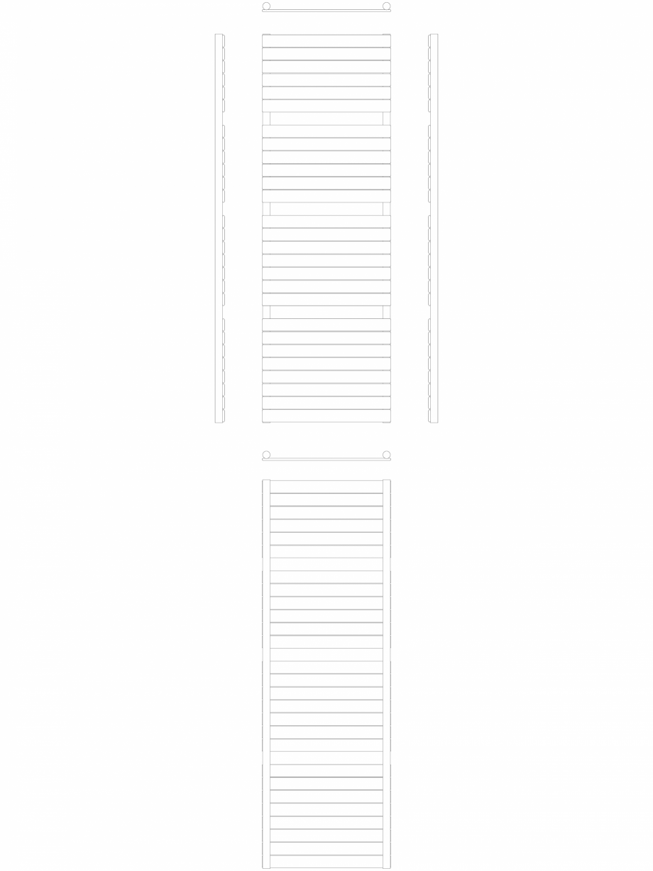 Pagina 1-CAD-DWG Calorifer decorativ ASTER-HF 1810-600 2D VASCO Detaliu de produs ASTER  