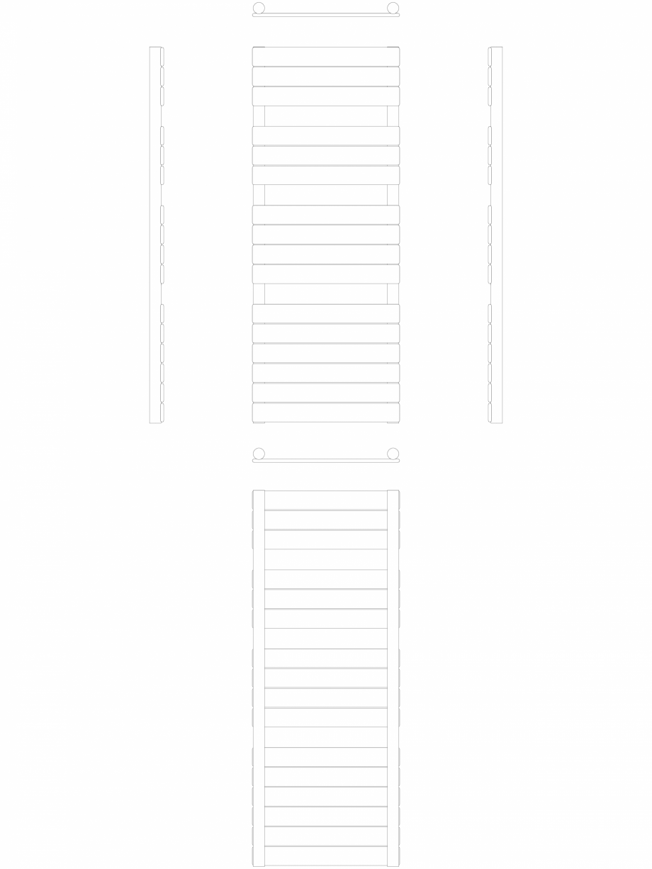 Pagina 1-CAD-DWG Calorifer decorativ ASTER-HF 1150-450 2D VASCO Detaliu de produs ASTER  
