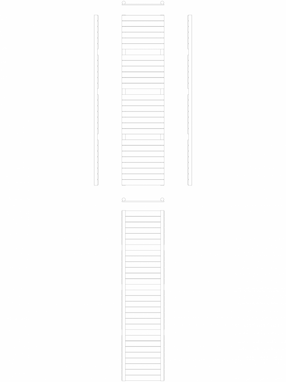 Pagina 1-CAD-DWG Calorifer decorativ ASTER-HF 1810-450 2D VASCO Detaliu de produs ASTER  