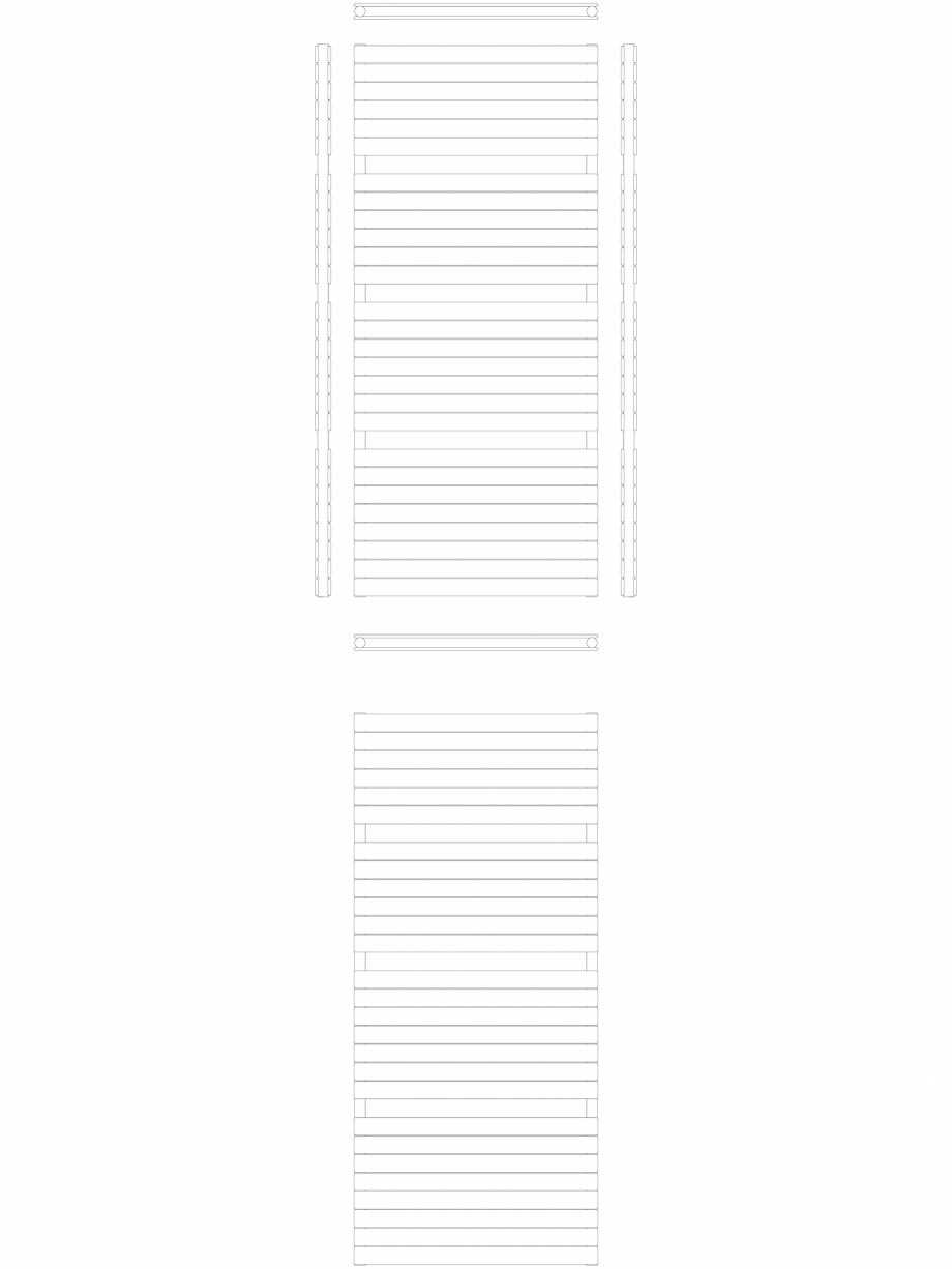 Pagina 1-CAD-DWG Calorifer decorativ ASTER-HF2 1810-800 2D VASCO Detaliu de produs ASTER  