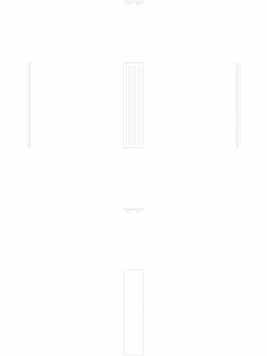 Pagina 1-CAD-DWG calorifer_decorativ_NIVA-N1L1_1820-420_2D VASCO Detaliu de produs NIVA VERTICAL 
