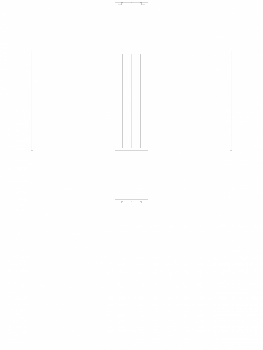 Pagina 1 - CAD-DWG calorifer_decorativ_NIVA-N1L1_2220-720_2D VASCO Detaliu de produs NIVA VERTICAL 