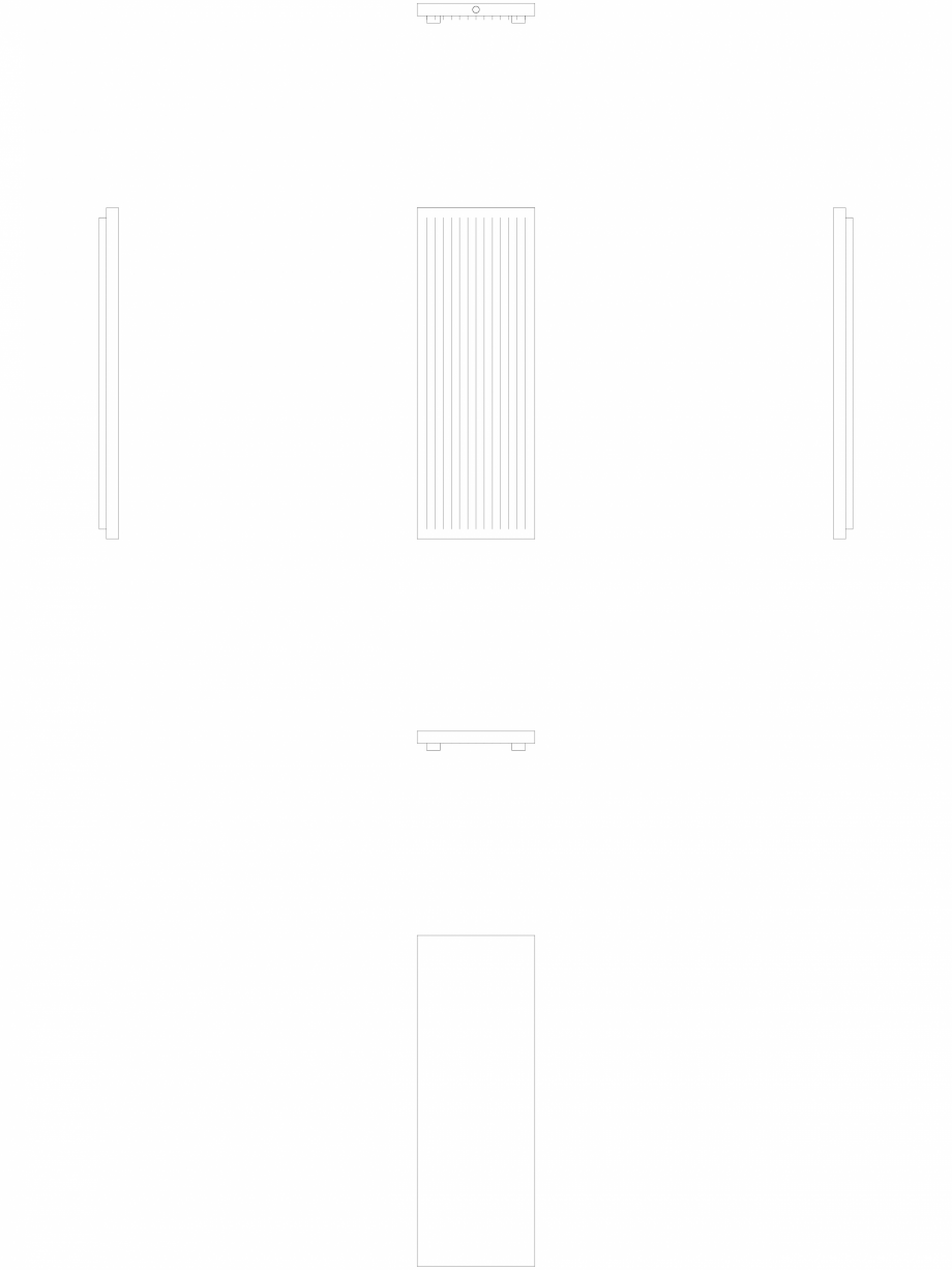 Pagina 1-CAD-DWG calorifer_decorativ_NIVA-N2L1_2020-720_2D VASCO Detaliu de produs NIVA VERTICAL 