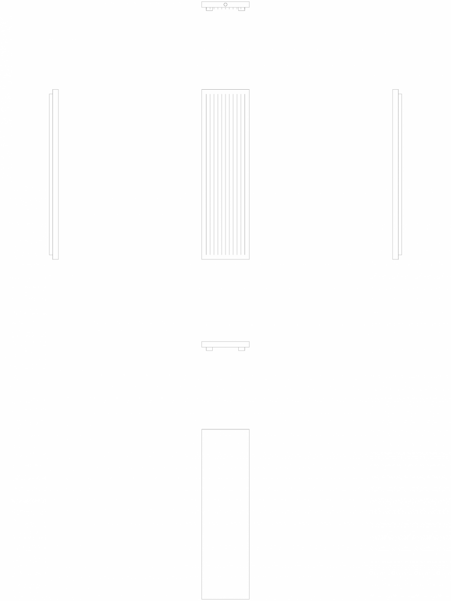 Pagina 1-CAD-DWG calorifer_decorativ_NIVA-N2L1_2220-620_2D VASCO Detaliu de produs NIVA VERTICAL 