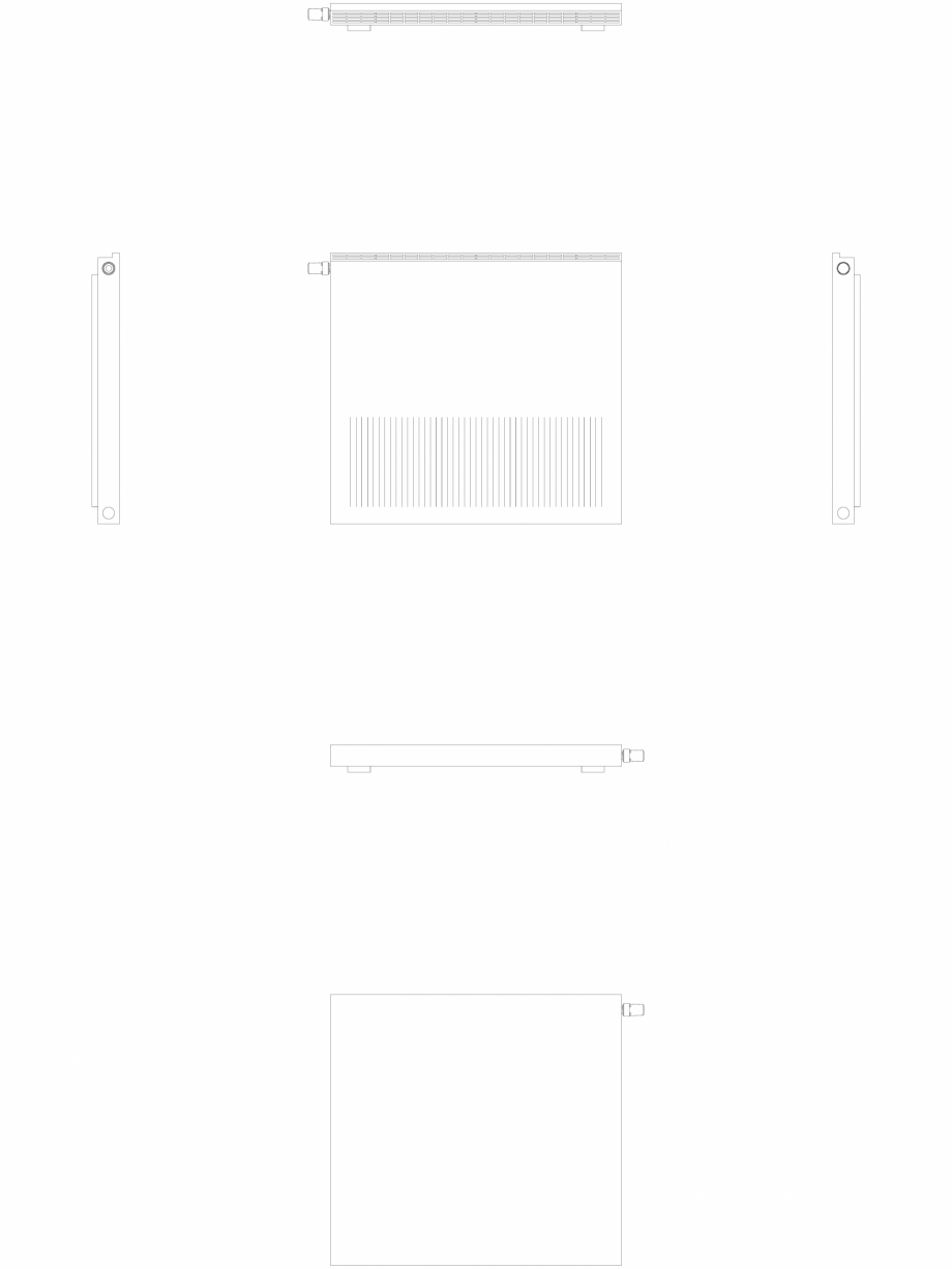 Pagina 1-CAD-DWG calorifer_decorativ_NIVA-NH1L1_950-1020_2D VASCO Detaliu de produs NIVA ORIZONTAL 